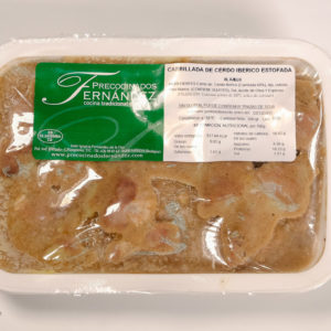 Carrillada de Cerdo Ibérico al Ajillo (Precio 4,72€/Ud.)
